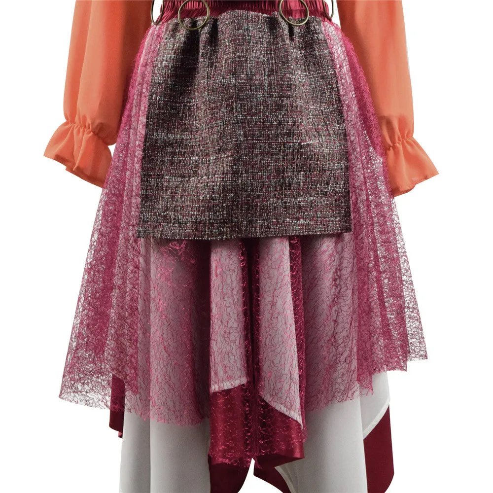 Mary Sanderson Costumes Hocus Pocus Cosplay Halloween Carnival Cosplay Dress