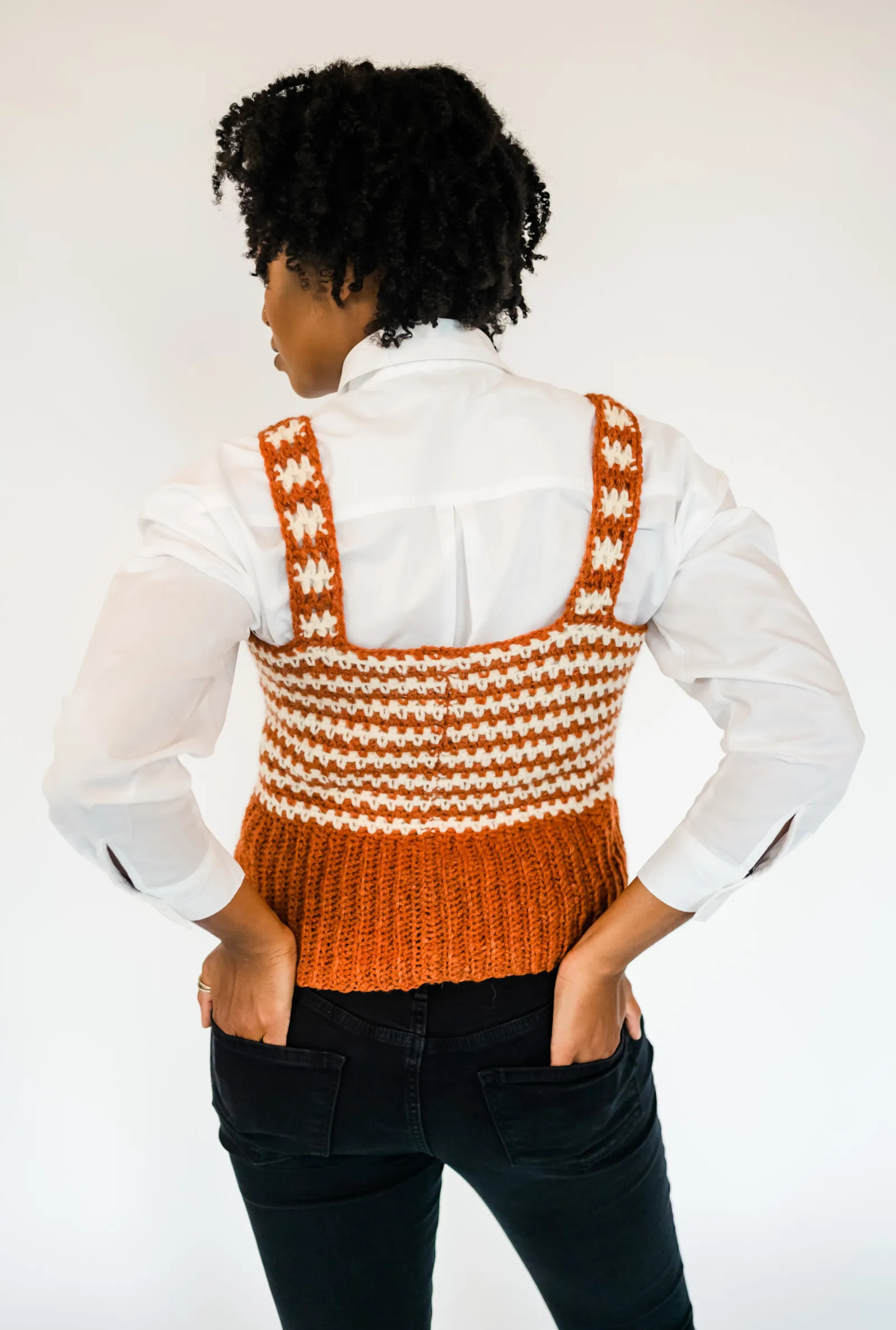 Maya Striped Tank // Crochet PDF Pattern