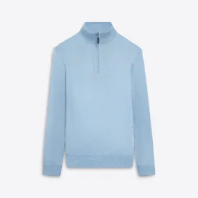 Melange Quarter Zip Pullover Sweater