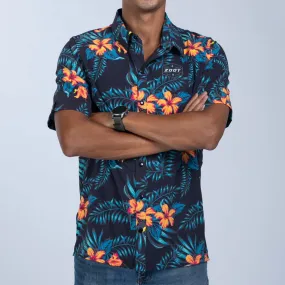 Men's Ltd Button Up Party Shirt - Hula