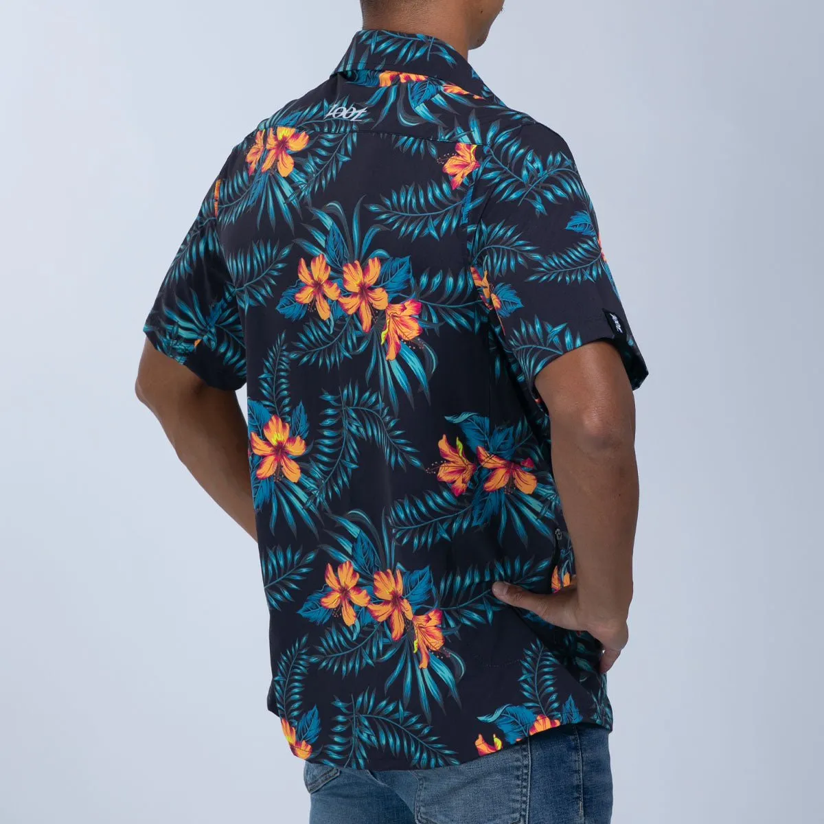 Men's Ltd Button Up Party Shirt - Hula