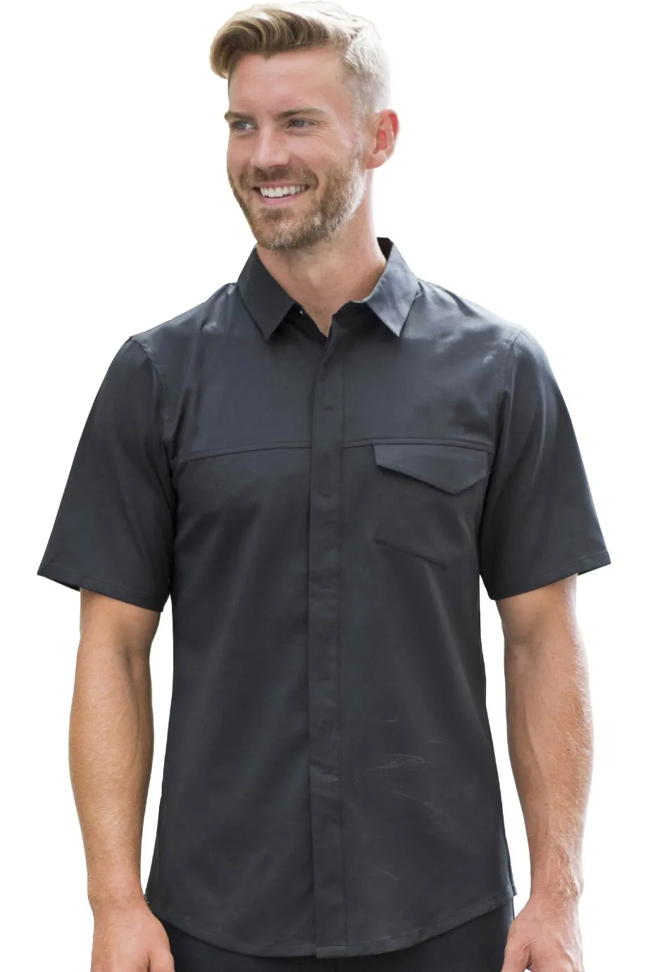 Men's Steel Grey Sorrento Tech Shirt