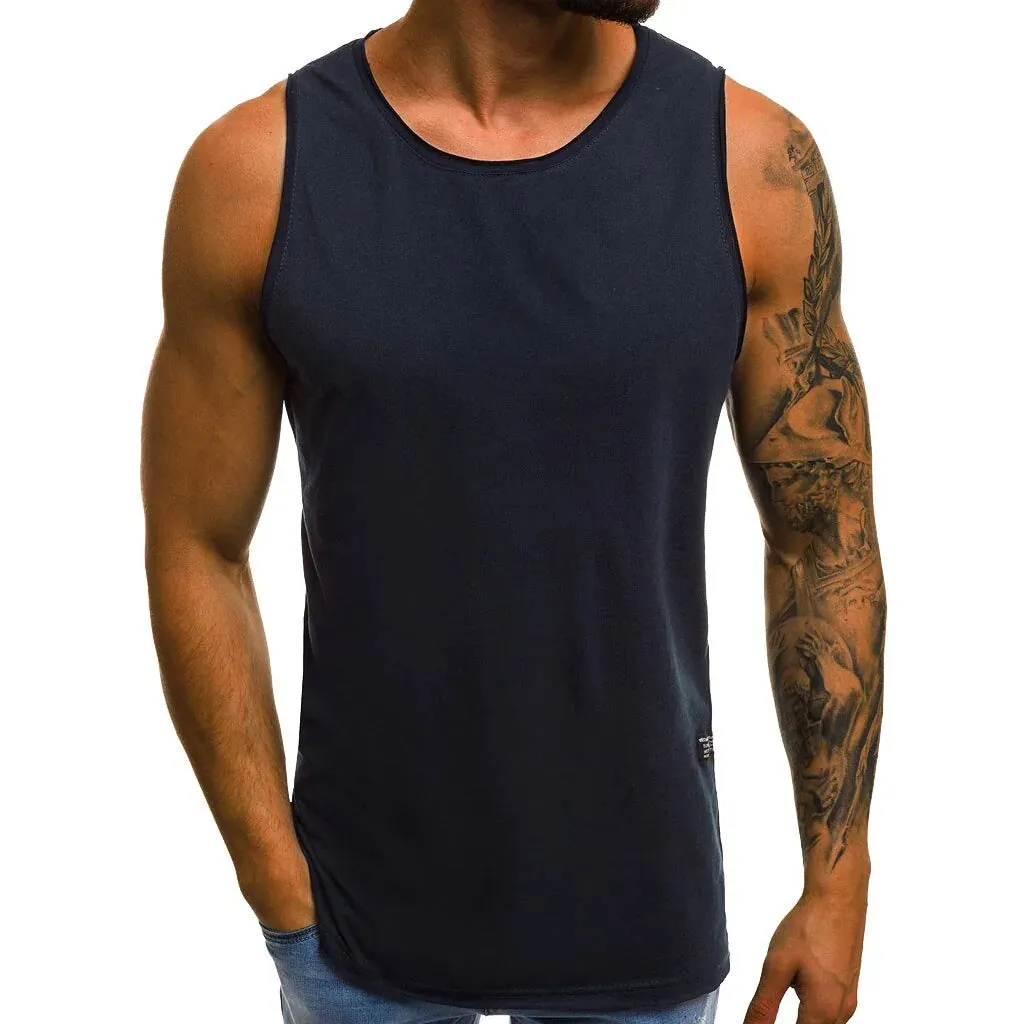 Men's Summer Casual Slim Sleeveless Shirt