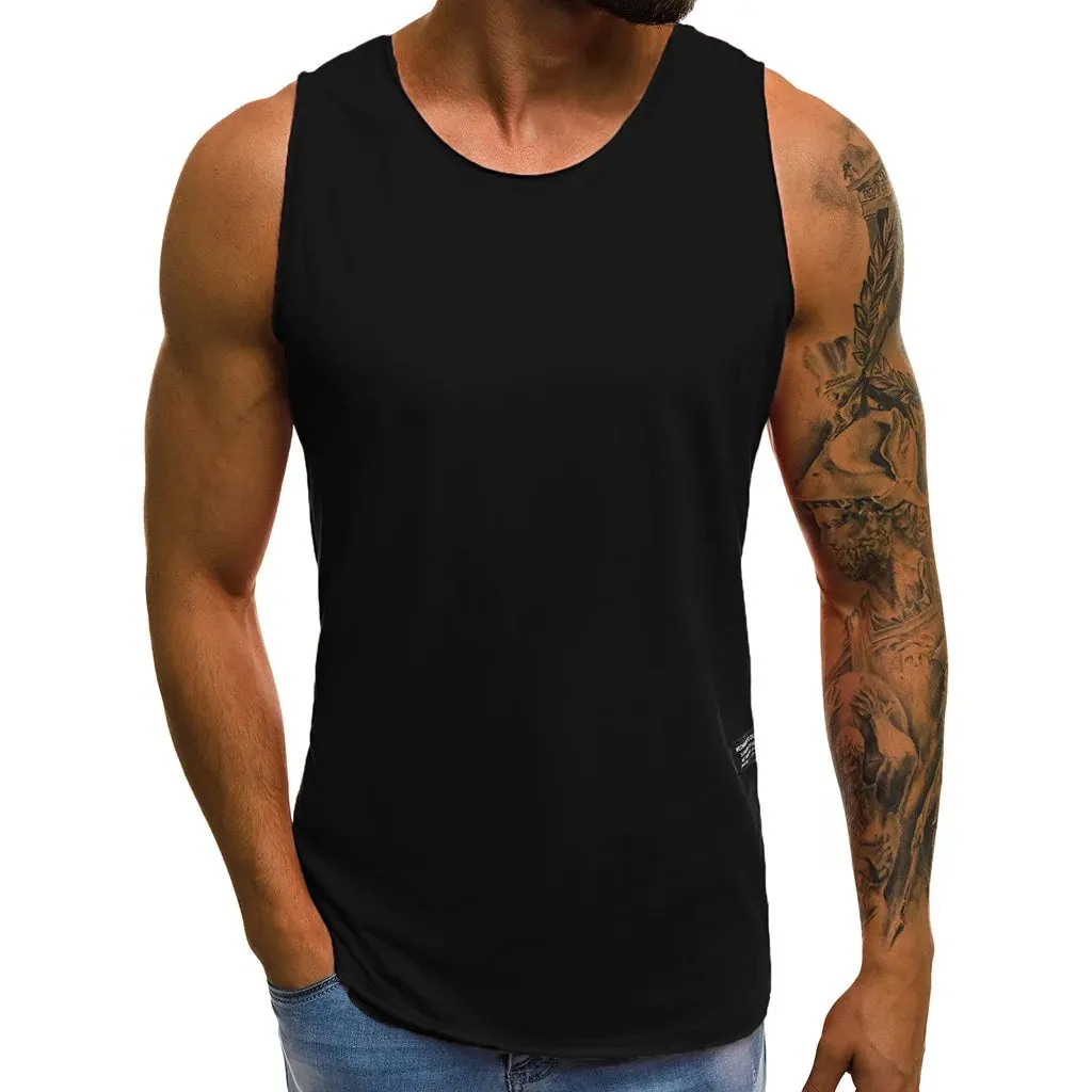 Men's Summer Casual Slim Sleeveless Shirt