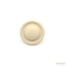 Metal Rubber Round Button - Art. 4965 Go
