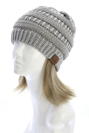 Metallic Two-Toned CC Beanies (Click for all colors)