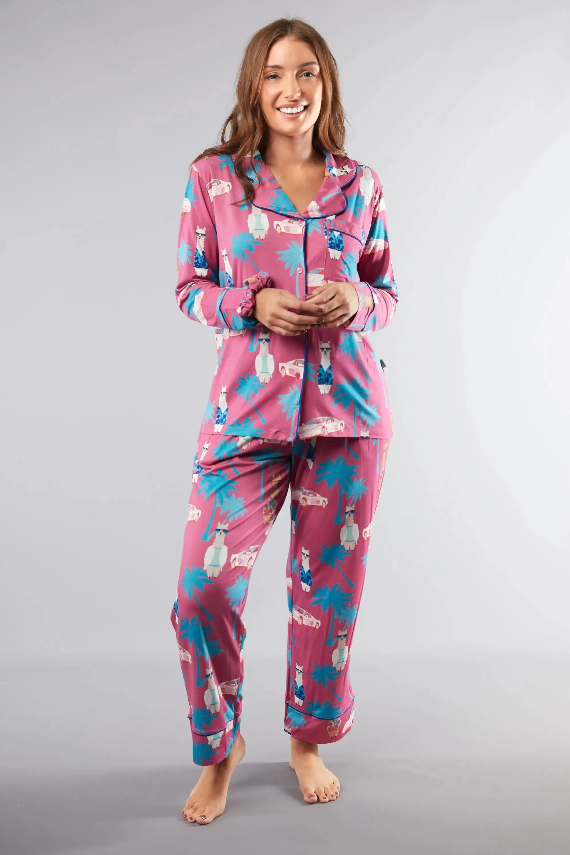 Miami Vice Alpacas Classic Pyjama Trouser Set