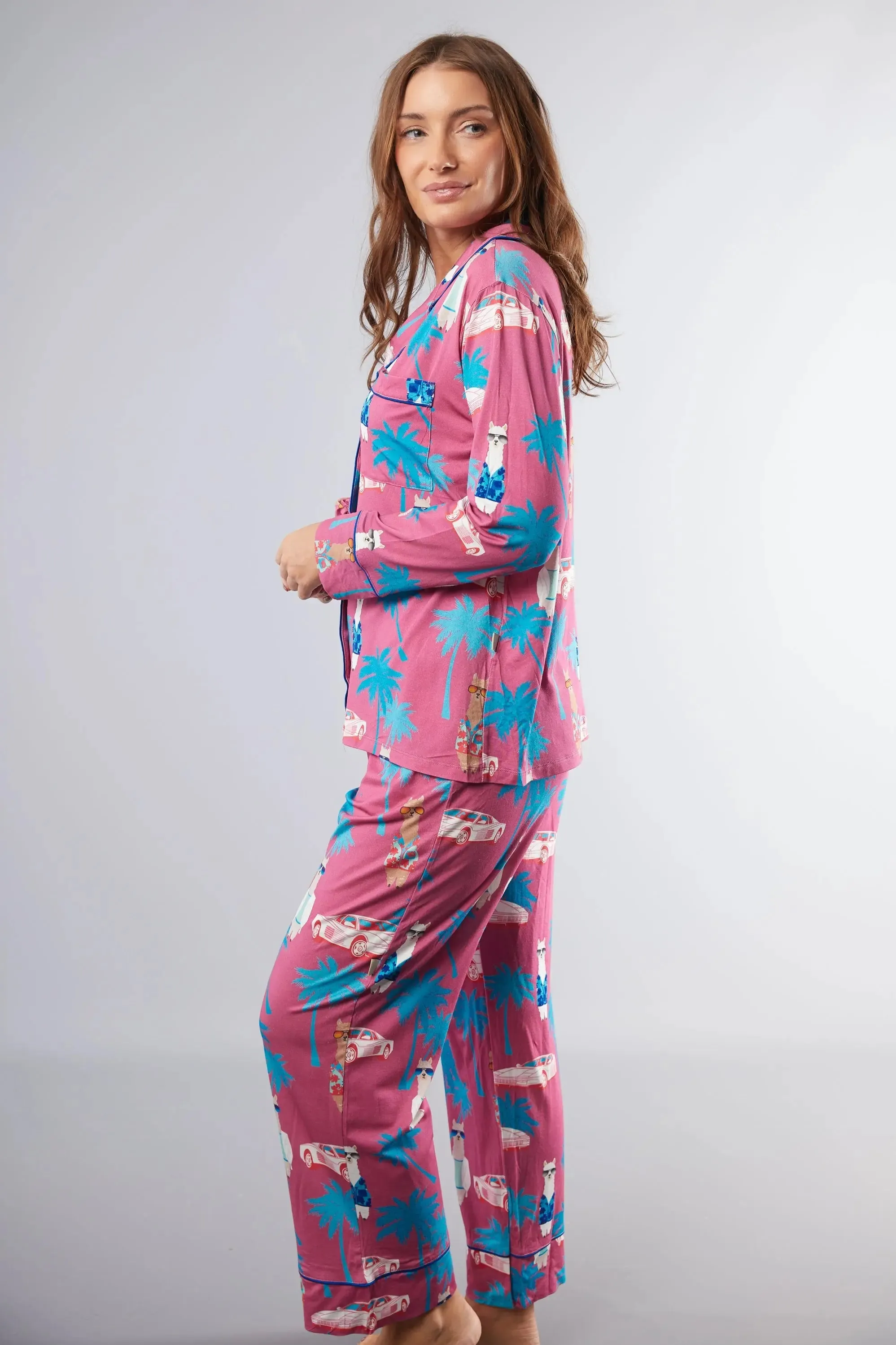 Miami Vice Alpacas Classic Pyjama Trouser Set