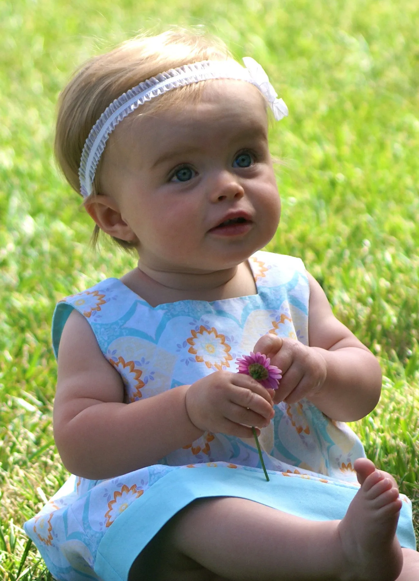 ‘Midsummer Skies’ dress