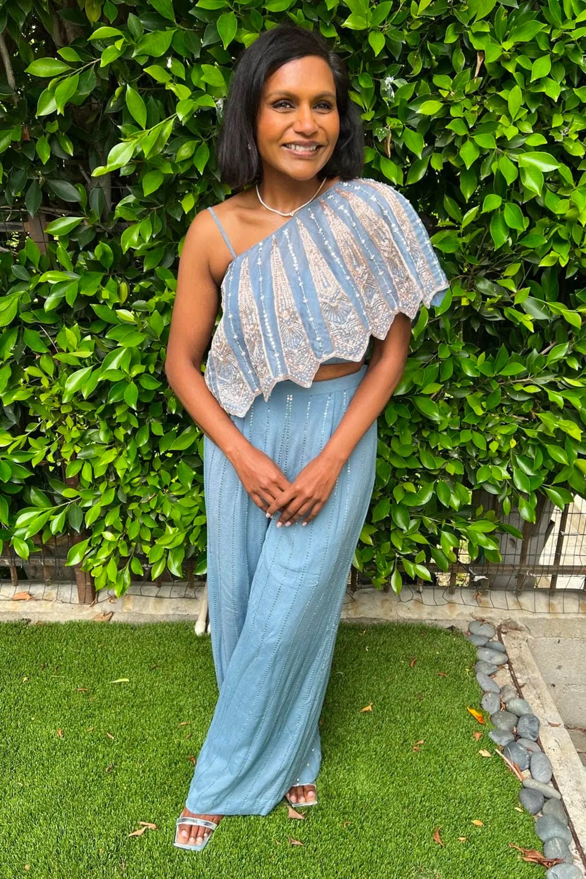 Mindy Kaling in Alexa cape