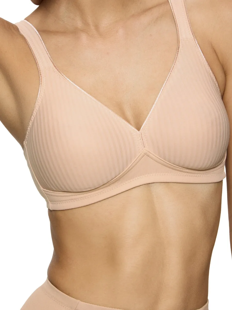 Modern Soft Cotton Non-Wired Bra - Neutral Beige