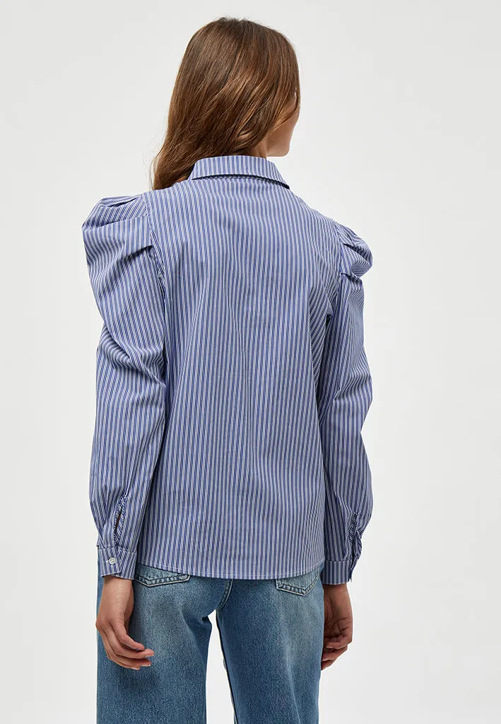 MSElayna Striped Shirt - Blue Zen Stripe