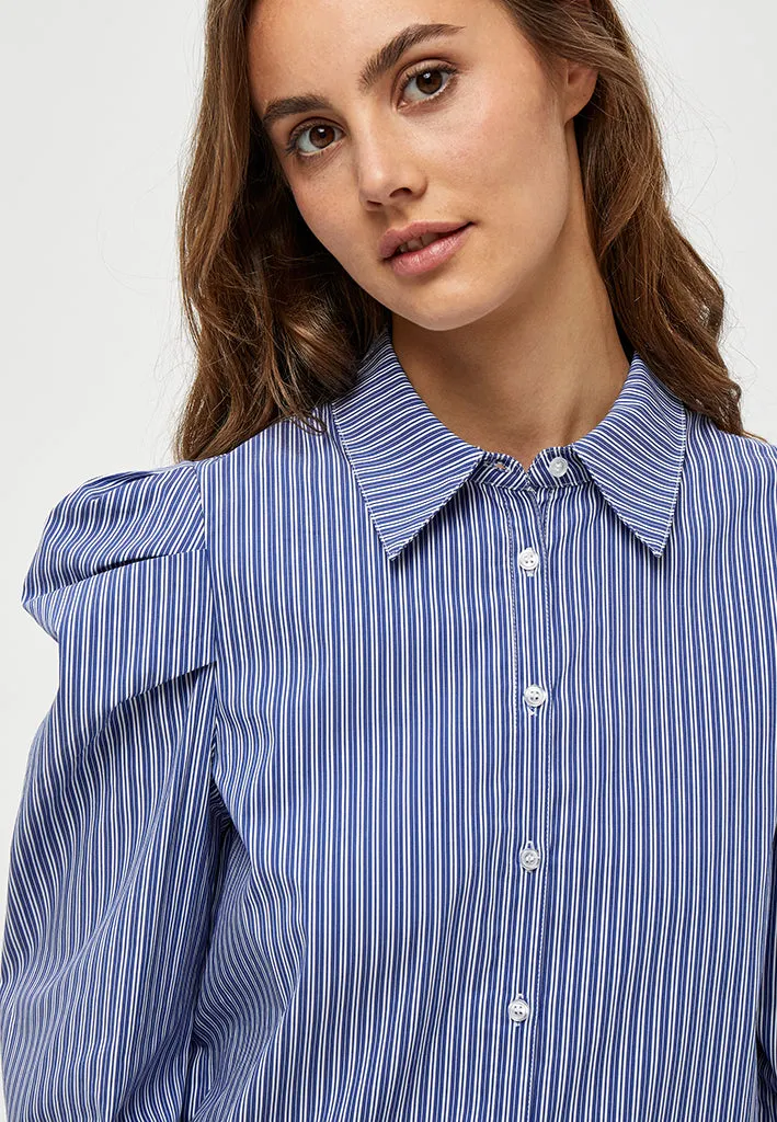 MSElayna Striped Shirt - Blue Zen Stripe