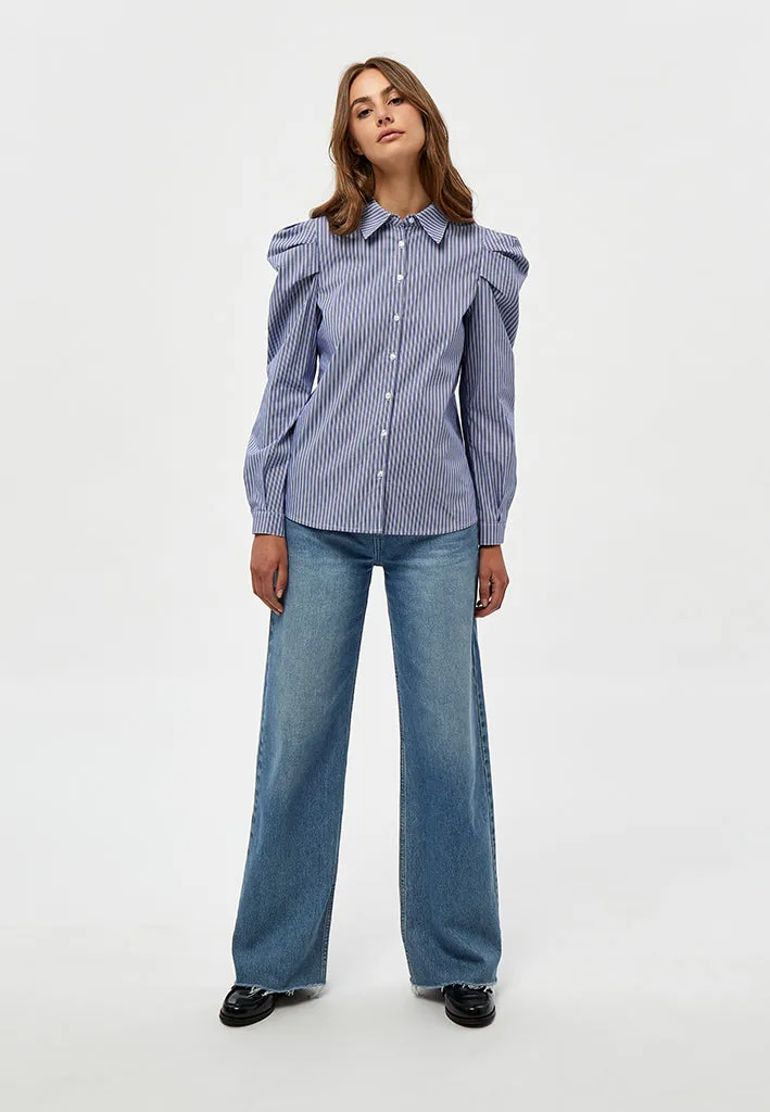 MSElayna Striped Shirt - Blue Zen Stripe