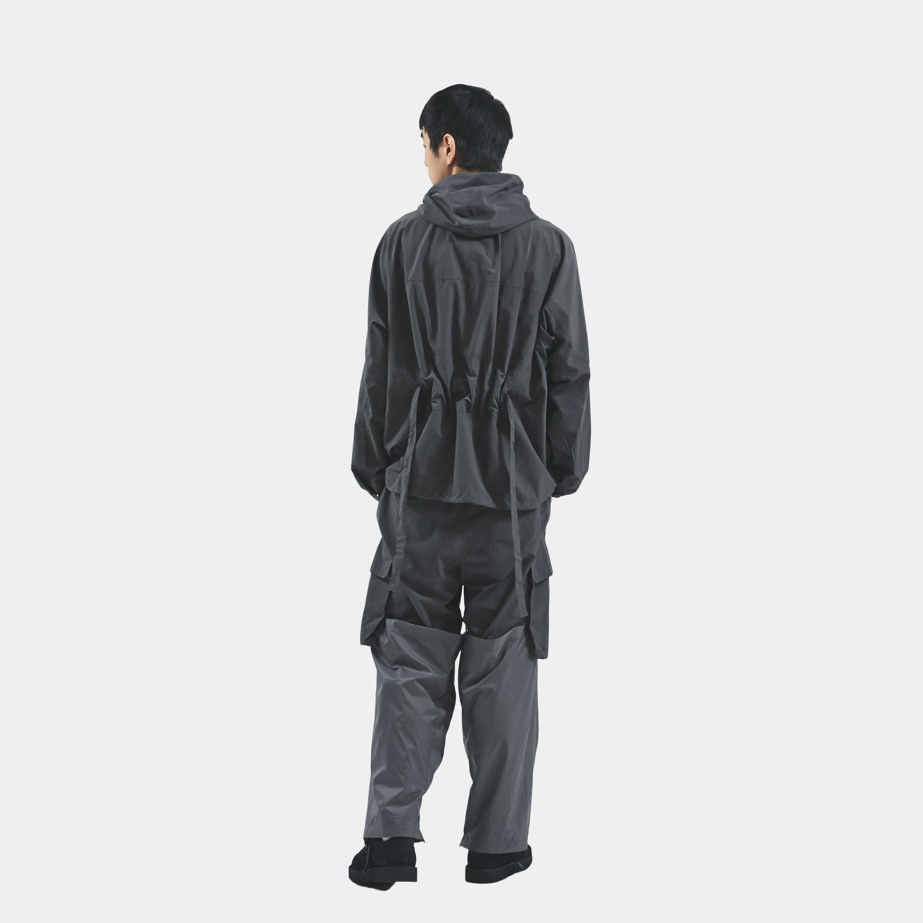 Neutral Hooded Blouson (Charcoal) / MW-SH24202