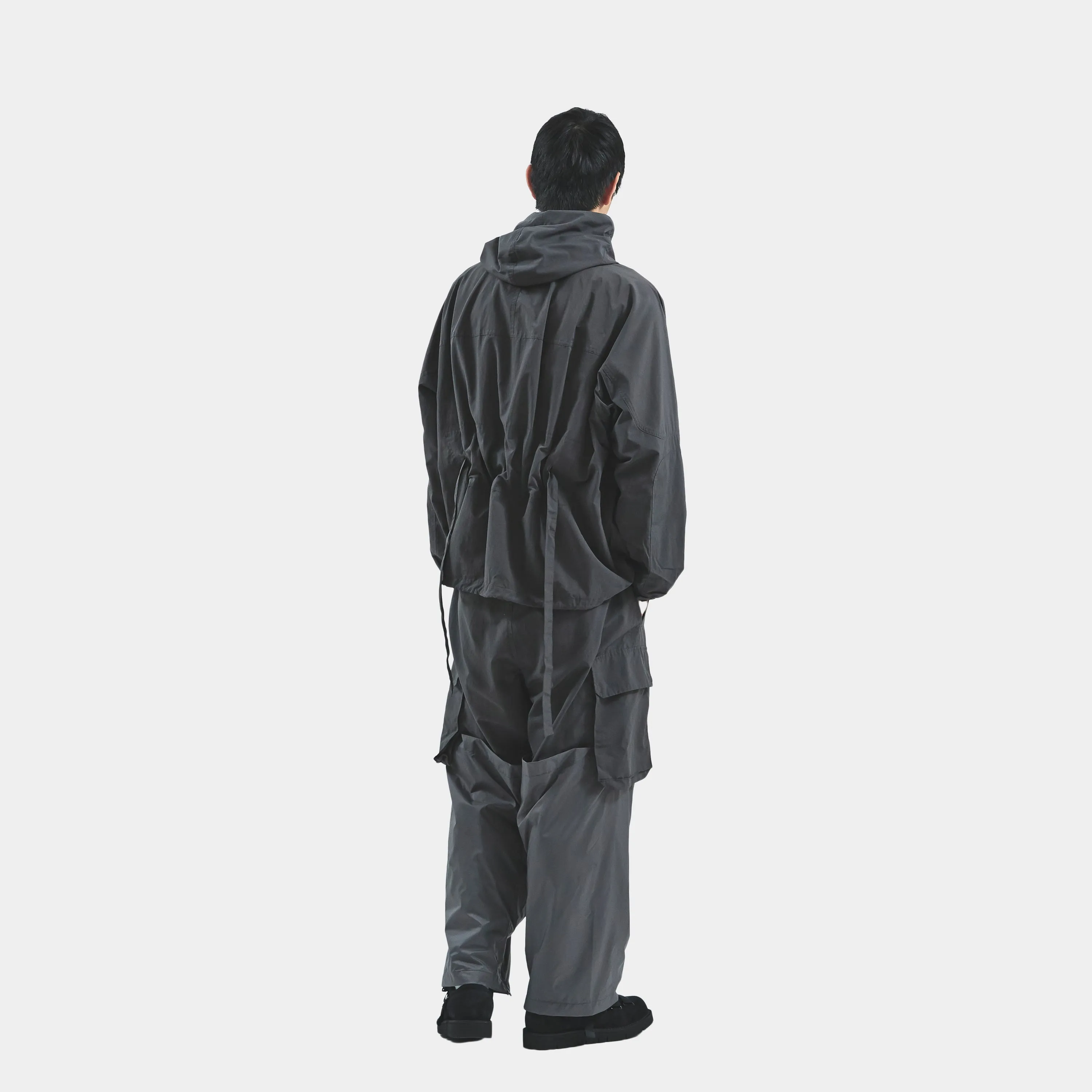Neutral Hooded Blouson (Charcoal) / MW-SH24202