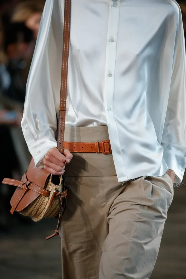 NoNothing | Women's mulberry silk blouse in beige or dark grey