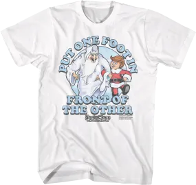 One Foot In Front Of The Other Santa Claus Is Comin' To Town T-Shirt