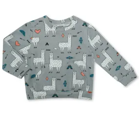 Organic Sweatshirt: Alpaca Love