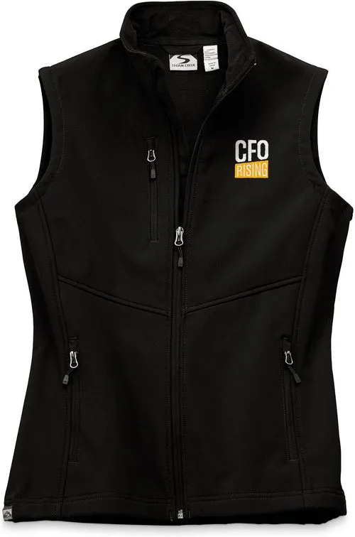 OUTLET-Storm Creek Ladies Trailblazer High-Stretch Fleece-Lined Softshell Vest