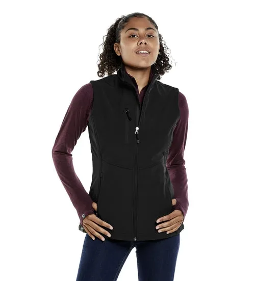 OUTLET-Storm Creek Ladies Trailblazer High-Stretch Fleece-Lined Softshell Vest