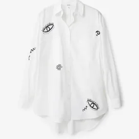 Oversize Shirt with Fantasy Art