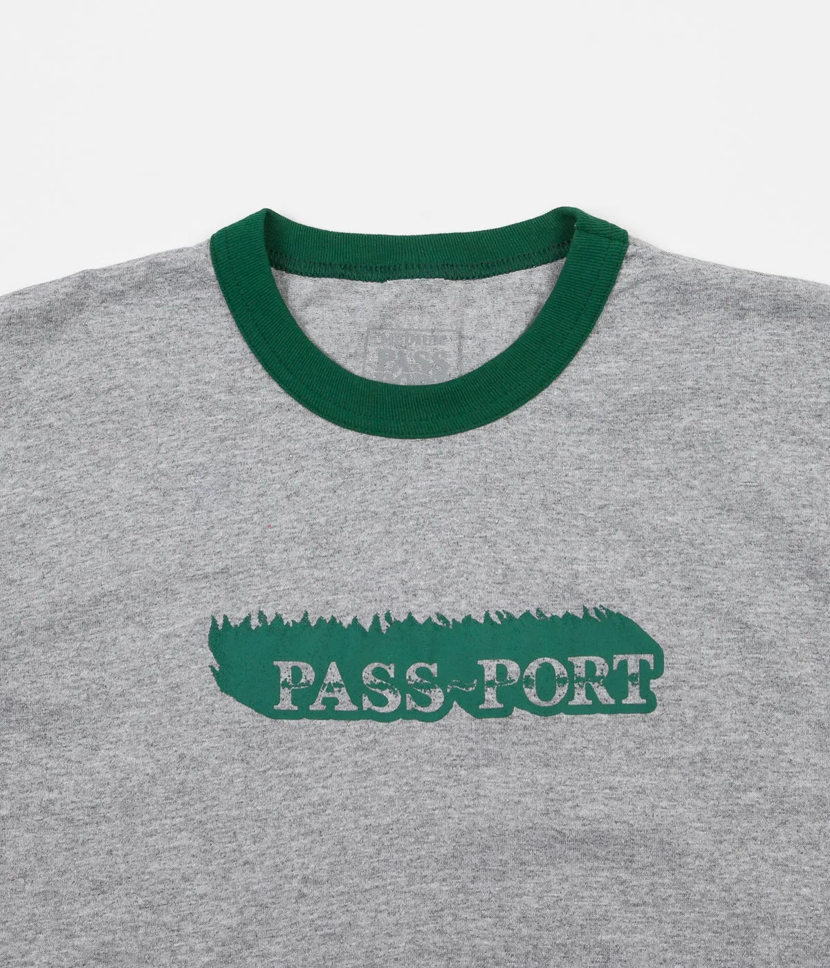 Pass Port Icy Hot Ringer T-Shirt  - Heather / Forest