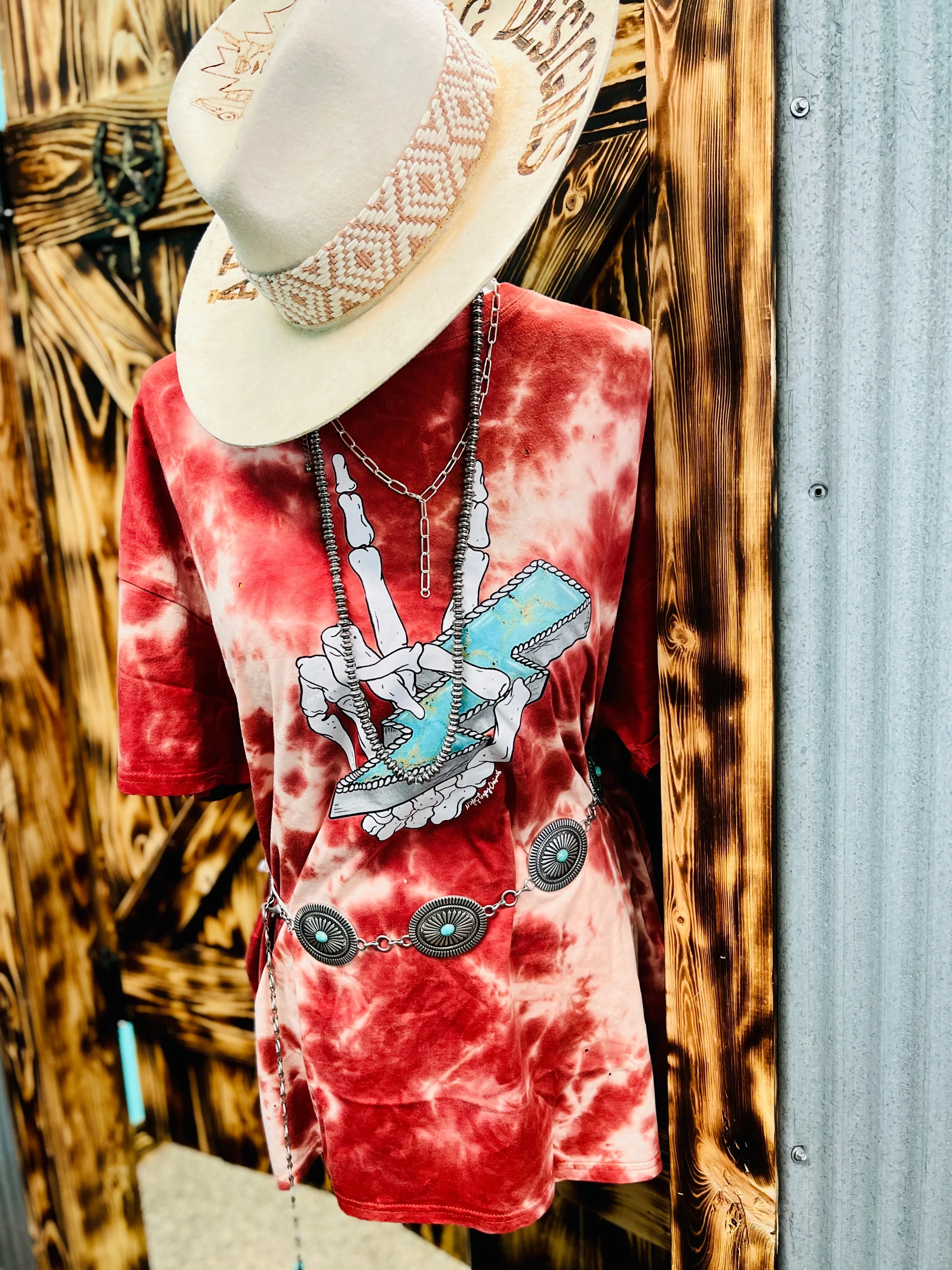 Peace out t-shirt dress
