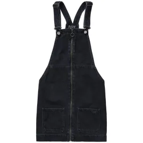 Pepe Jeans Girls Club Denim Over-All's Dress Acid Wash Black