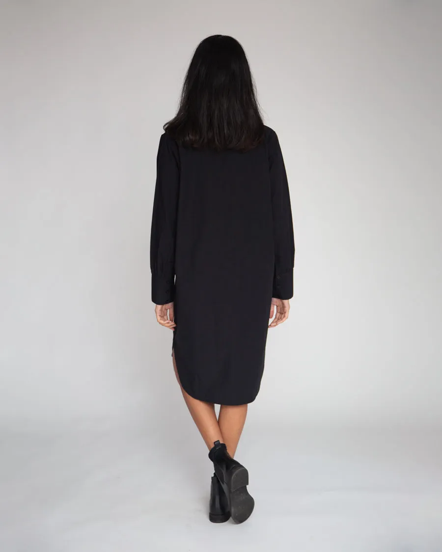 Perla Organic Cotton Dress In Black