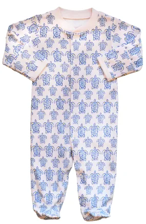 Pink Sea Turtle Footie