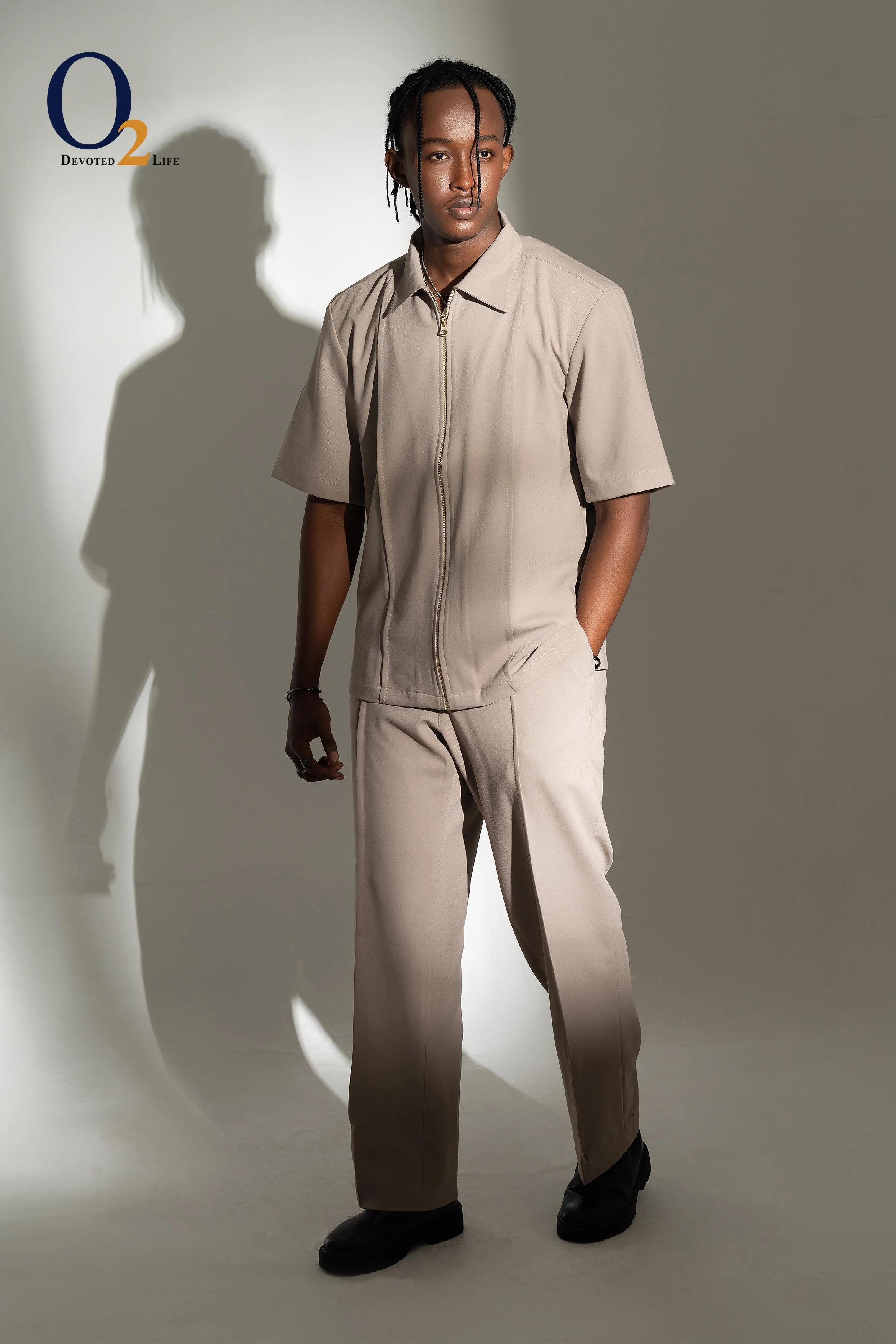 Pleat Oversized Shirt