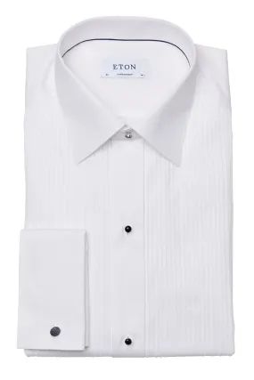 Plissé Black Tie Shirt