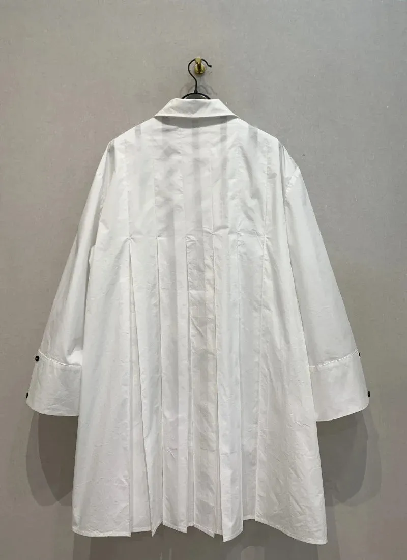 Pre Order:  Pleated Loose Long Sleeve Dress