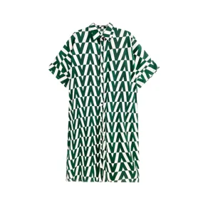 Pre Order:  Printed Loose Long Shirt Dress