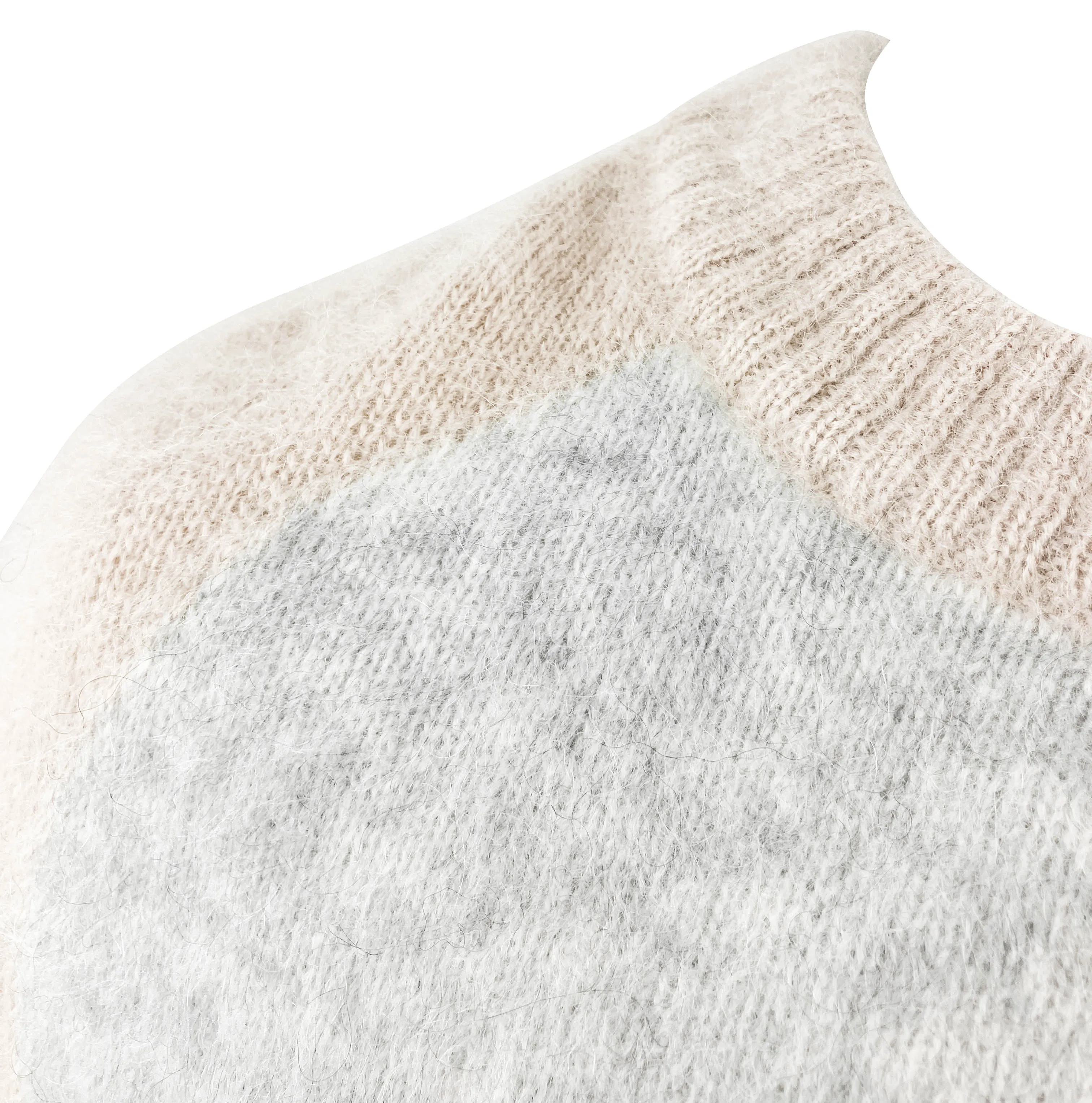 Proenza Schouler Patti Sweater in Light Grey Multi