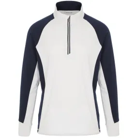 ProQuip Pro Tech 1/2 Zip Pullover - White/Navy