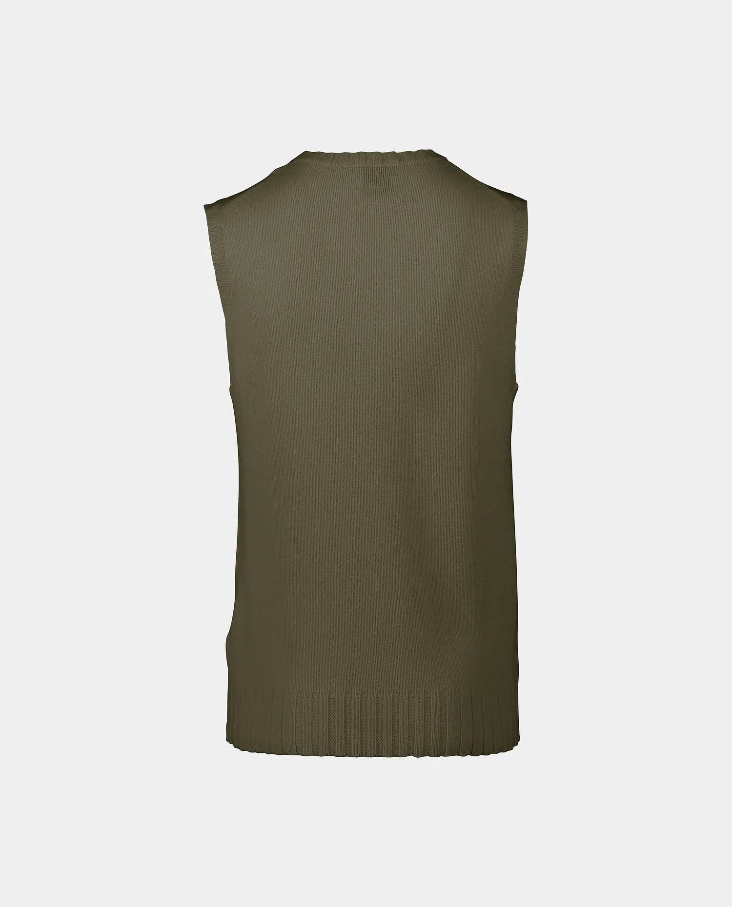 Pullover aus Cashmere in Grün - Gerade Passform