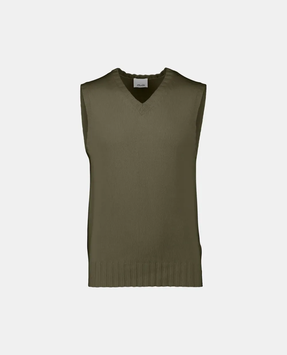 Pullover aus Cashmere in Grün - Gerade Passform