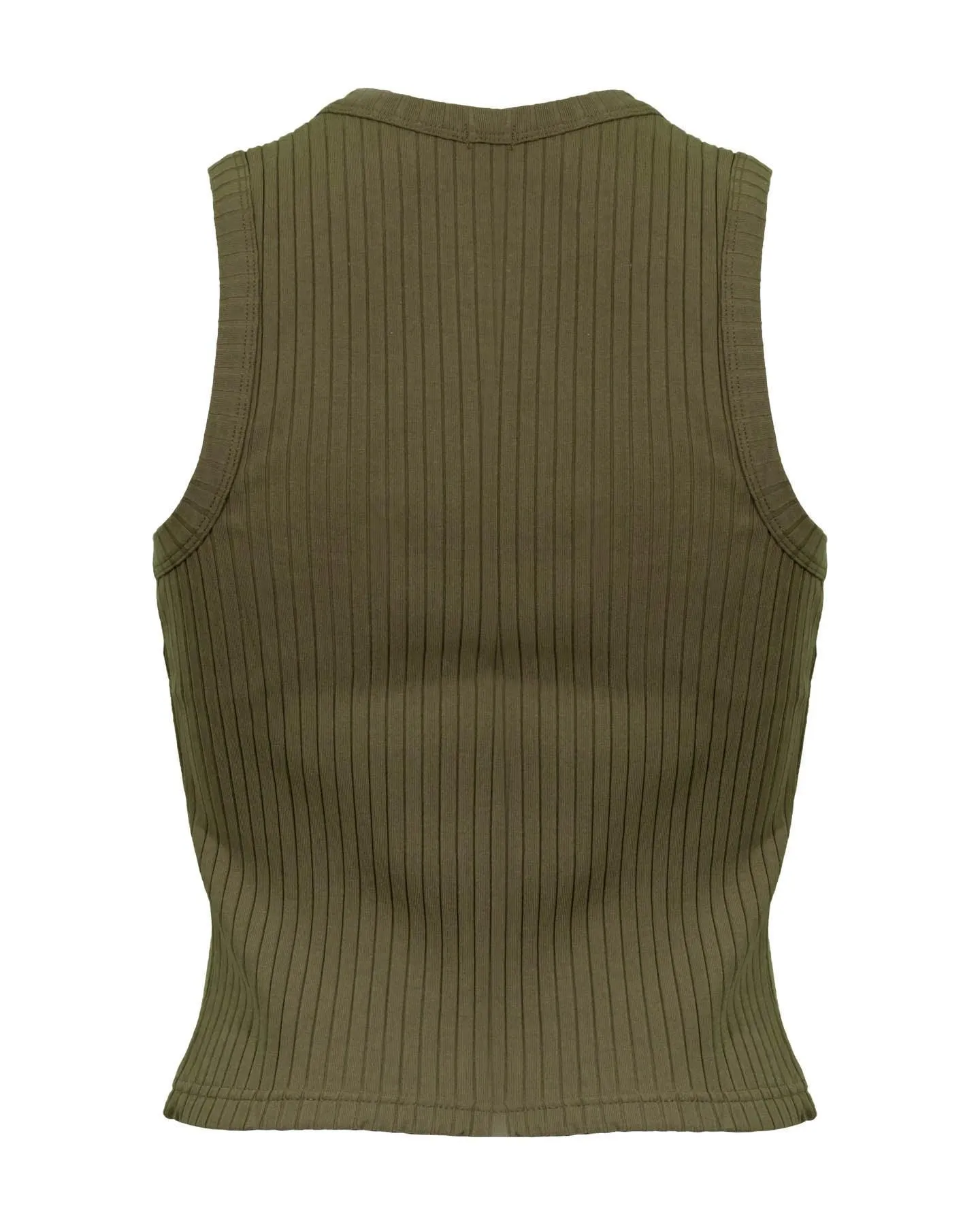 Racer Tank Top Olive