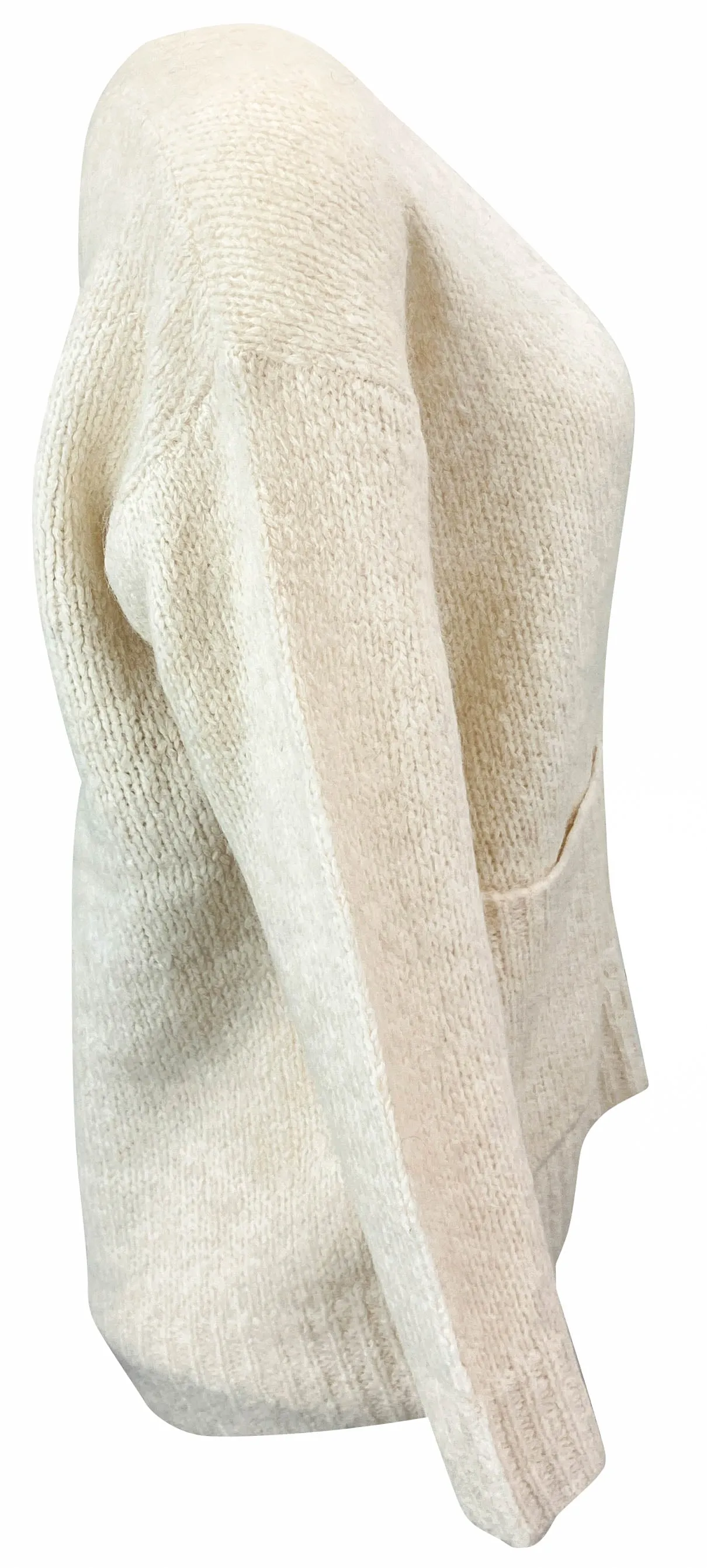 Raquel Allegra Billy Cardigan in Cream