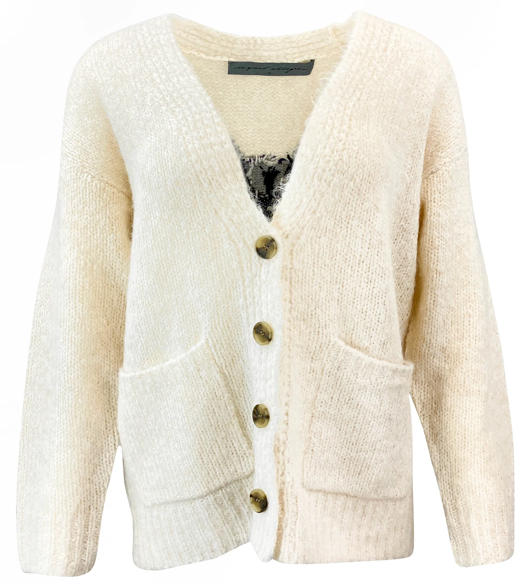 Raquel Allegra Billy Cardigan in Cream