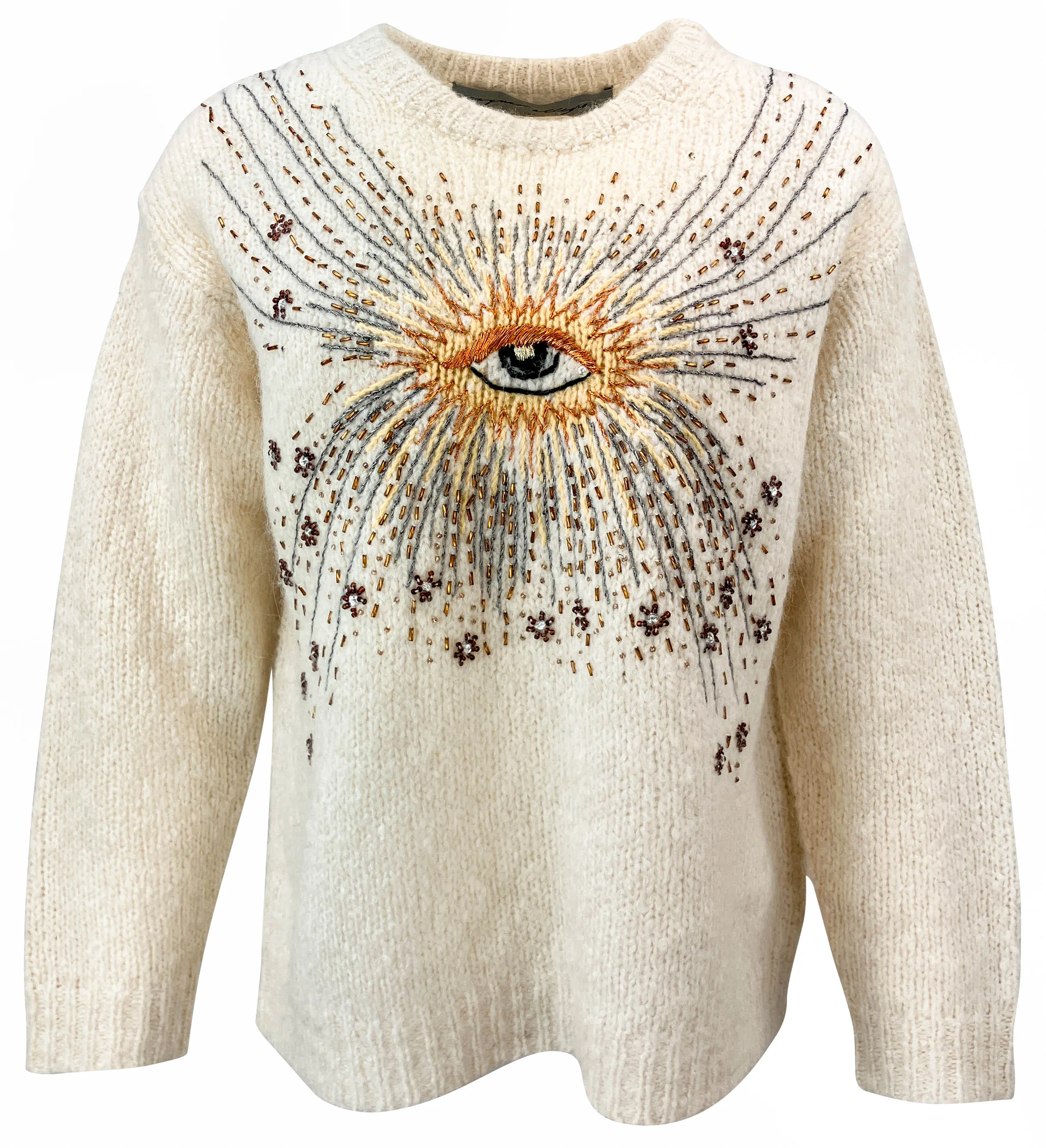 Raquel Allegra Diana Sweater in Cream