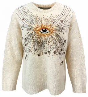 Raquel Allegra Diana Sweater in Cream