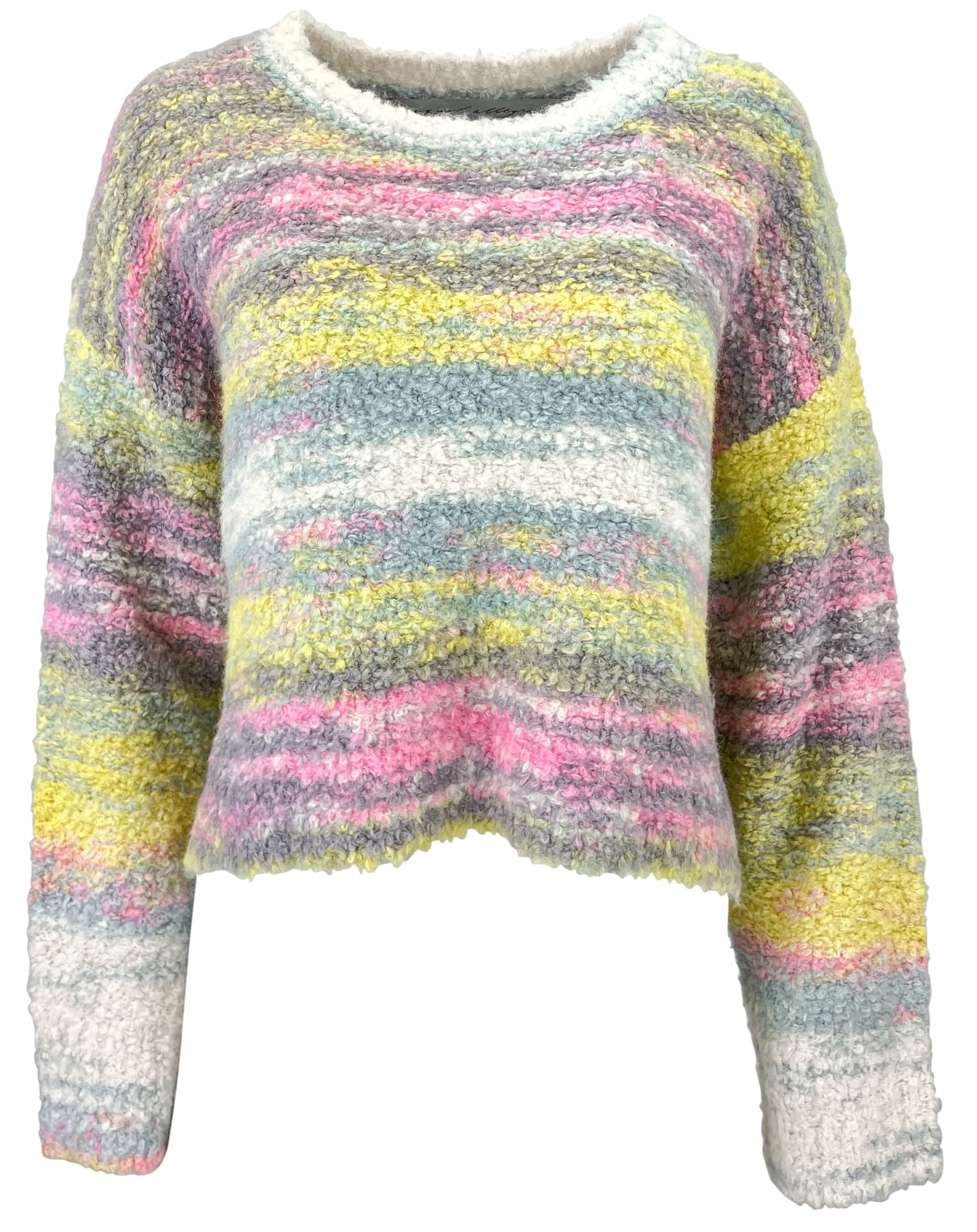 Raquel Allegra Magnolia Pullover in Confetti Yellow