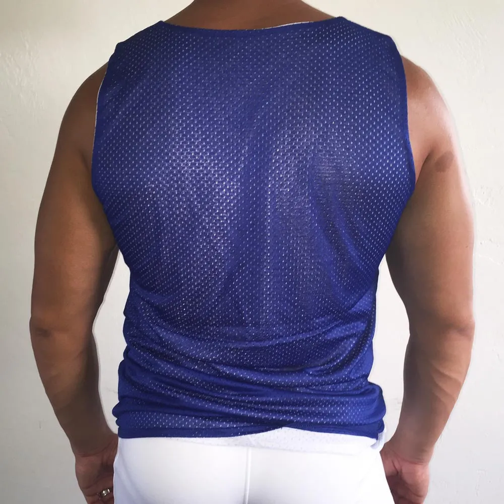 Reversible Tank Blue / Yellow / White