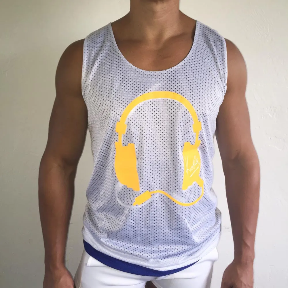 Reversible Tank Blue / Yellow / White