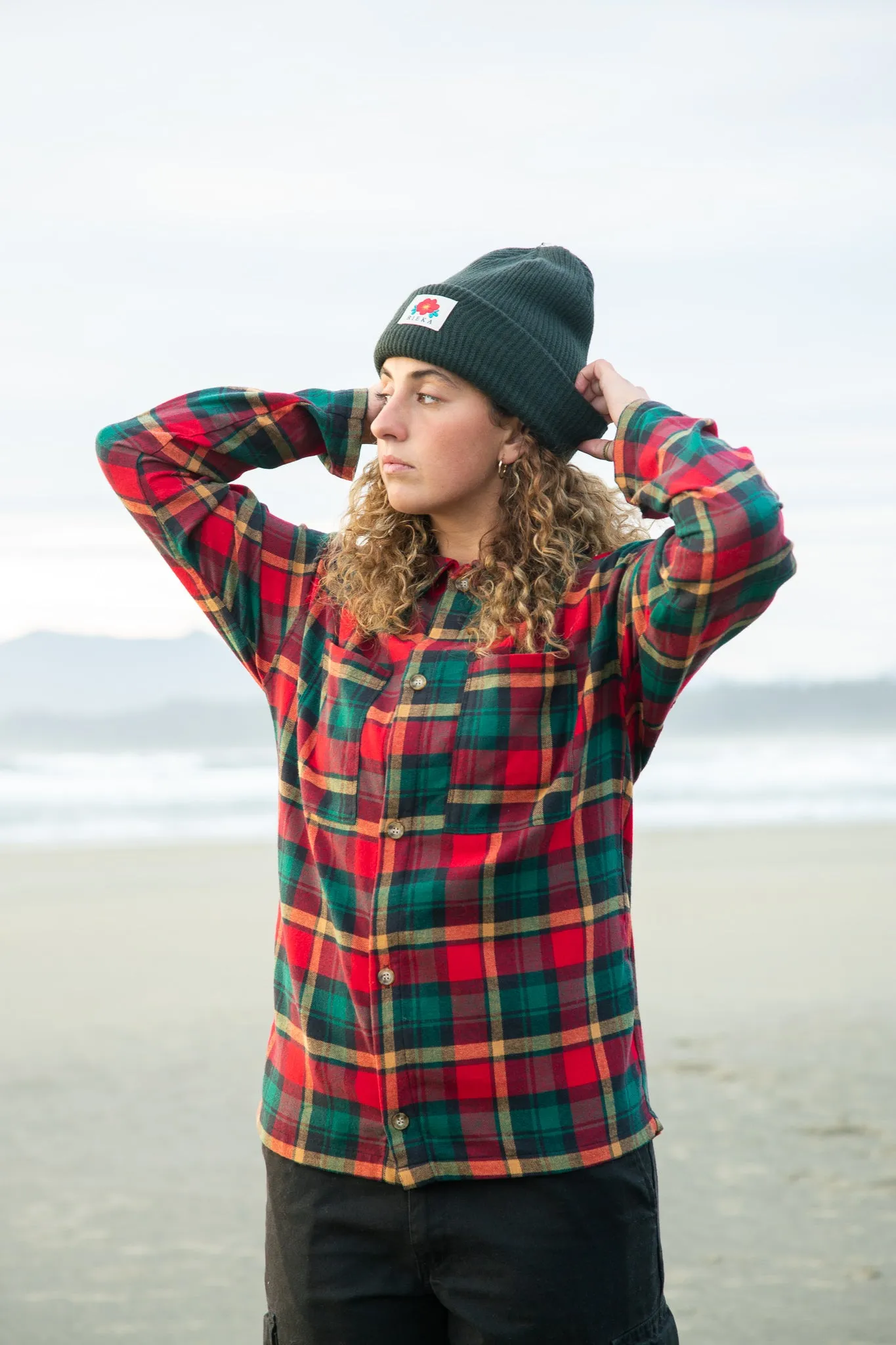 Rieka plaid overshirt