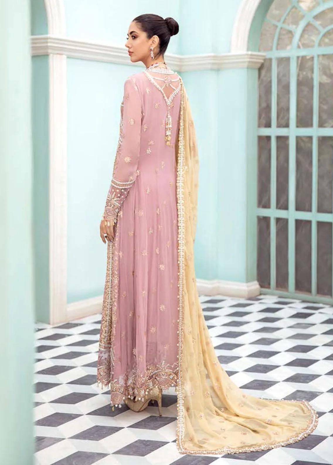 Roheenaz Kalidaar Luxury Chiffon Collection 2022 – RCH-22-09