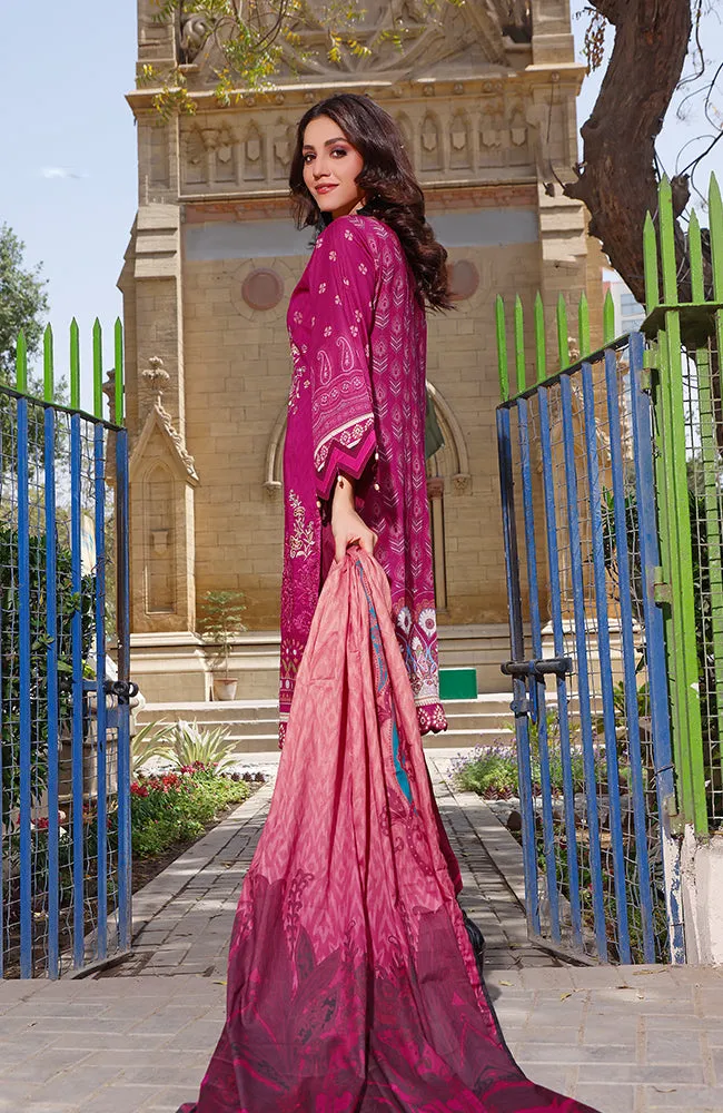 Rung Digital Embroidered Lawn Collection 2022 – RDEL-22-07